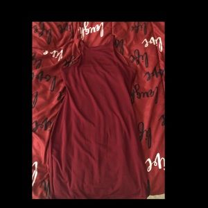 Burgundy Bodycon Dress